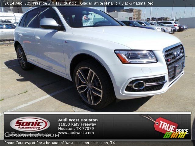 2014 Audi SQ5 Prestige 3.0 TFSI quattro in Glacier White Metallic