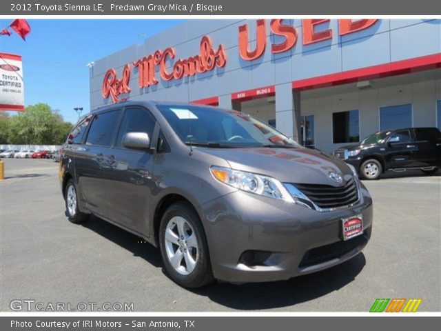 2012 Toyota Sienna LE in Predawn Gray Mica