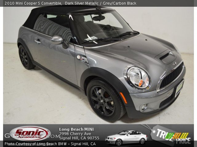 2010 Mini Cooper S Convertible in Dark Silver Metallic
