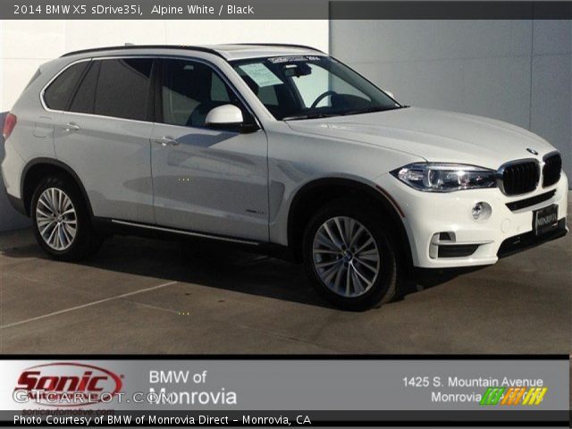 2014 BMW X5 sDrive35i in Alpine White