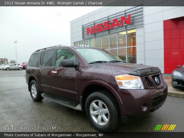 2013 Nissan Armada SV 4WD in Midnight Garnet