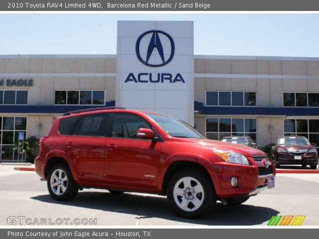 2010 Toyota RAV4 Limited 4WD in Barcelona Red Metallic