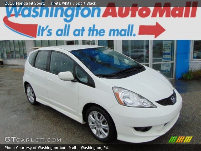 2010 Honda Fit Sport in Taffeta White