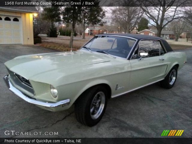 1968 Ford Mustang Coupe in Seafoam Green