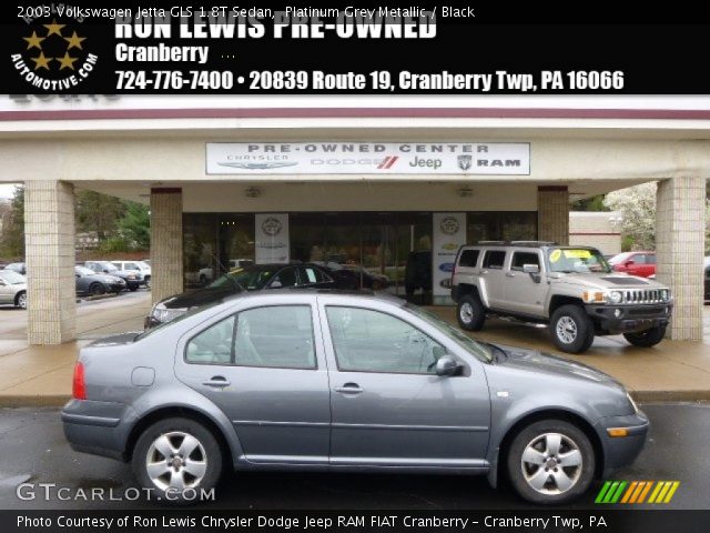 2003 Volkswagen Jetta GLS 1.8T Sedan in Platinum Grey Metallic