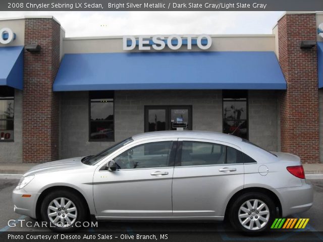 2008 Chrysler Sebring LX Sedan in Bright Silver Metallic