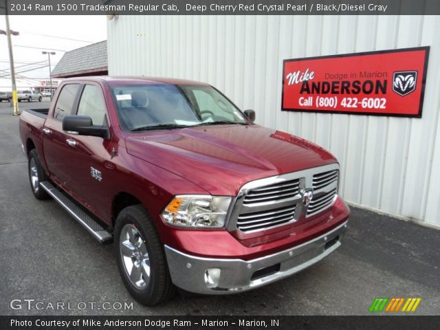2014 Ram 1500 Tradesman Regular Cab in Deep Cherry Red Crystal Pearl