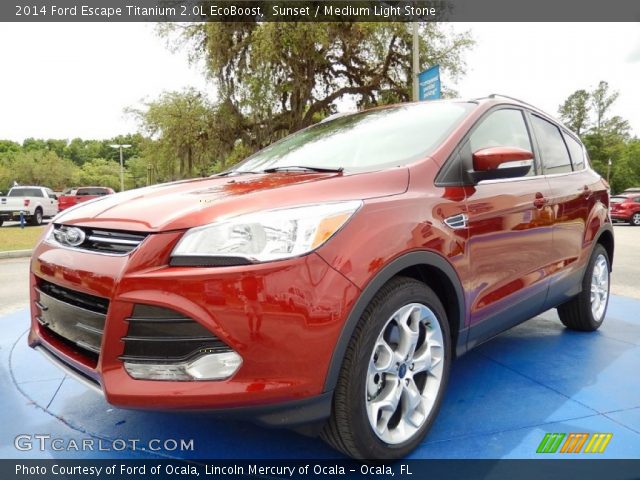 2014 Ford Escape Titanium 2.0L EcoBoost in Sunset
