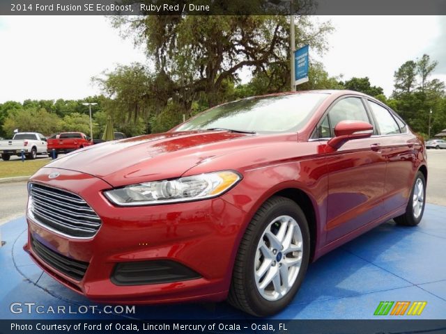 2014 Ford Fusion SE EcoBoost in Ruby Red