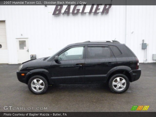 2007 Hyundai Tucson GLS in Obsidian Black Metallic