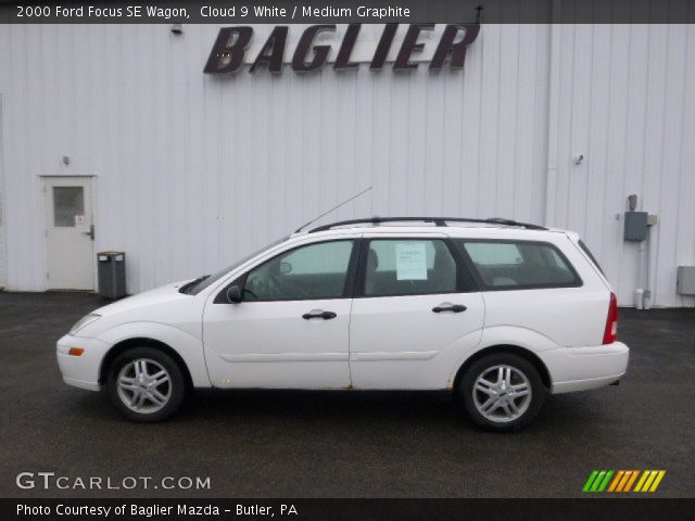2000 Ford Focus SE Wagon in Cloud 9 White