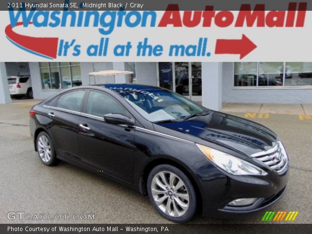 2011 Hyundai Sonata SE in Midnight Black
