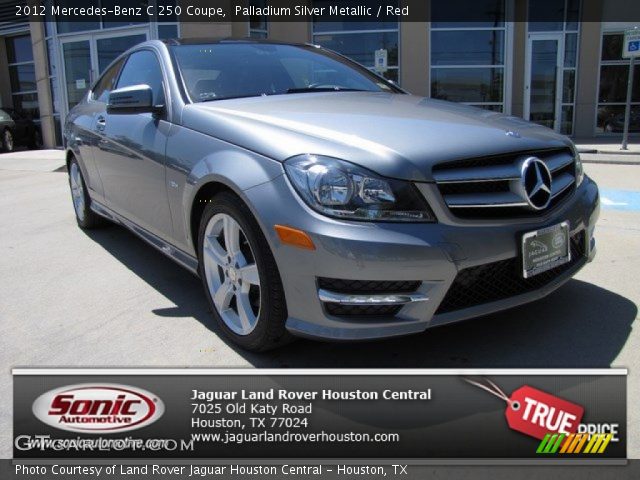 2012 Mercedes-Benz C 250 Coupe in Palladium Silver Metallic