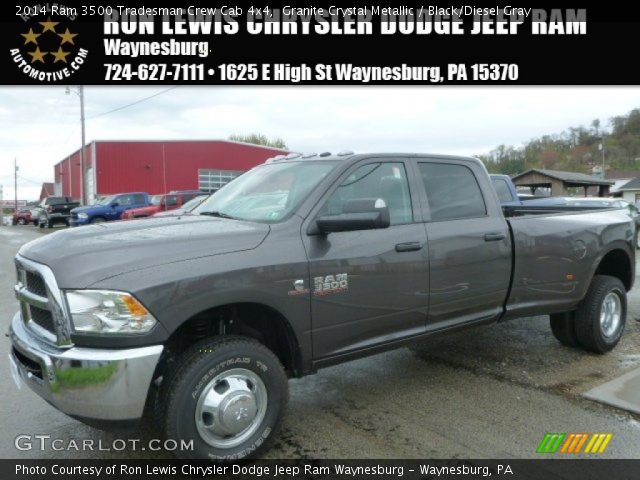 2014 Ram 3500 Tradesman Crew Cab 4x4 in Granite Crystal Metallic
