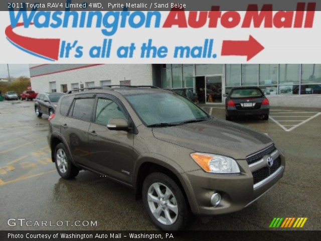 2011 Toyota RAV4 Limited 4WD in Pyrite Metallic