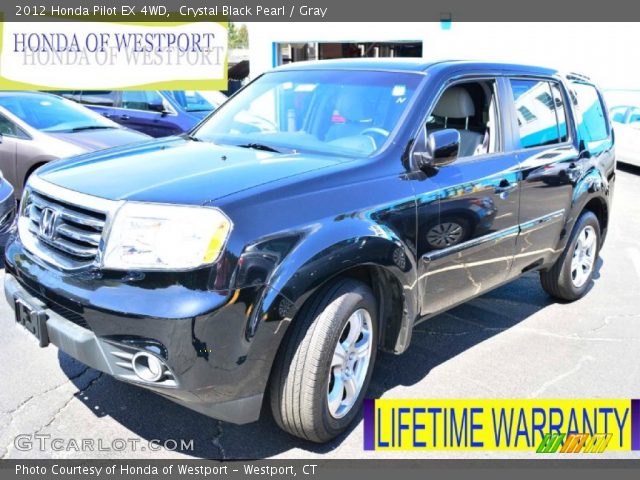 2012 Honda Pilot EX 4WD in Crystal Black Pearl