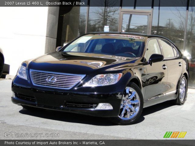 2007 Lexus LS 460 L in Obsidian Black