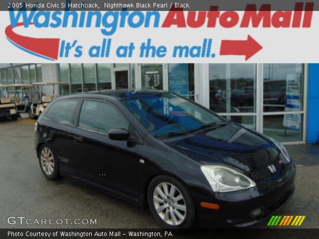 2005 Honda Civic Si Hatchback in Nighthawk Black Pearl