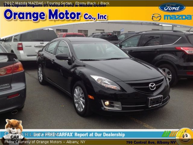 2012 Mazda MAZDA6 i Touring Sedan in Ebony Black