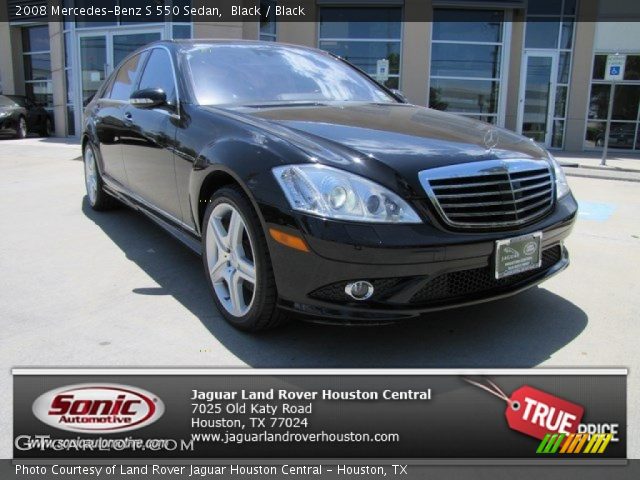 2008 Mercedes-Benz S 550 Sedan in Black