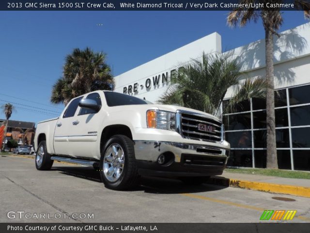 2013 GMC Sierra 1500 SLT Crew Cab in White Diamond Tricoat