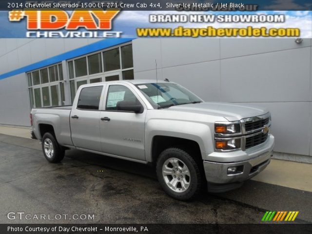 2014 Chevrolet Silverado 1500 LT Z71 Crew Cab 4x4 in Silver Ice Metallic