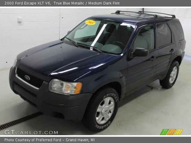 2003 Ford Escape XLT V6 in True Blue Metallic