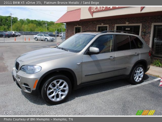 2011 BMW X5 xDrive 35i in Platinum Bronze Metallic