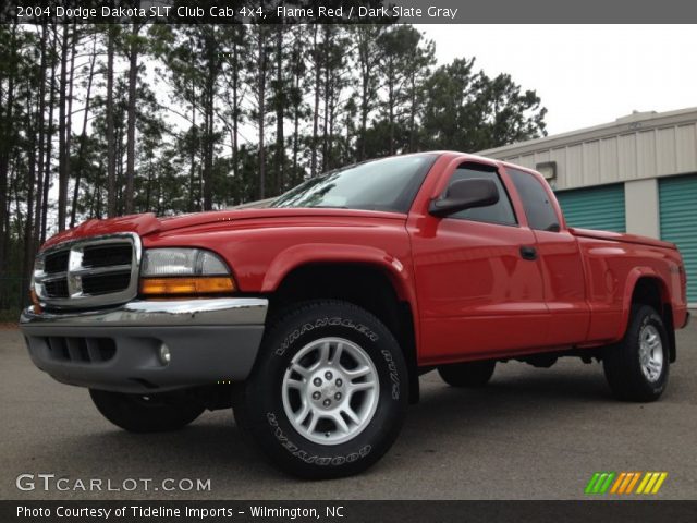 2004 Dodge Dakota SLT Club Cab 4x4 in Flame Red