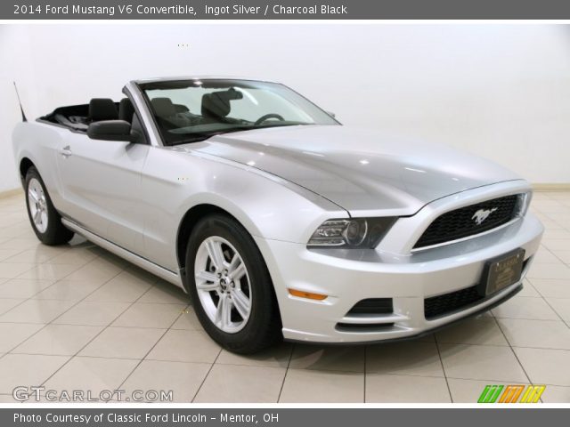 2014 Ford Mustang V6 Convertible in Ingot Silver