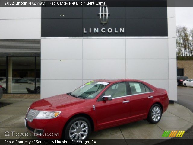 2012 Lincoln MKZ AWD in Red Candy Metallic