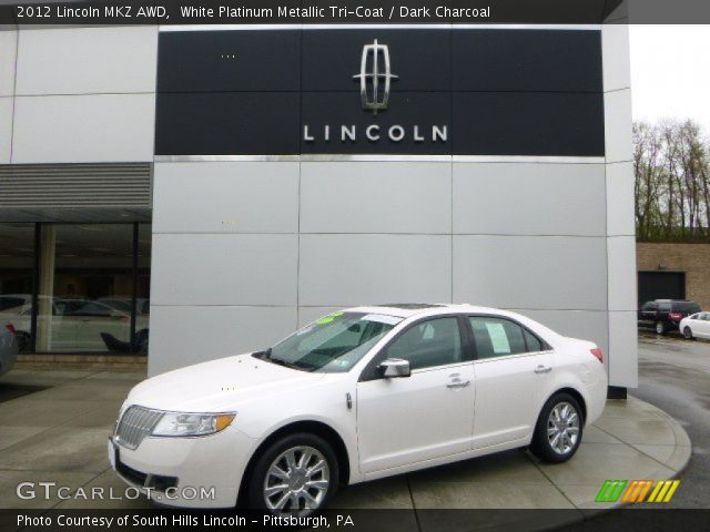 2012 Lincoln MKZ AWD in White Platinum Metallic Tri-Coat