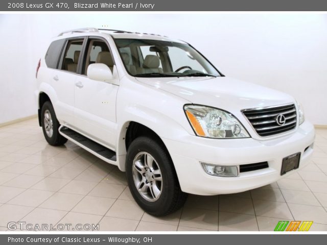 2008 Lexus GX 470 in Blizzard White Pearl