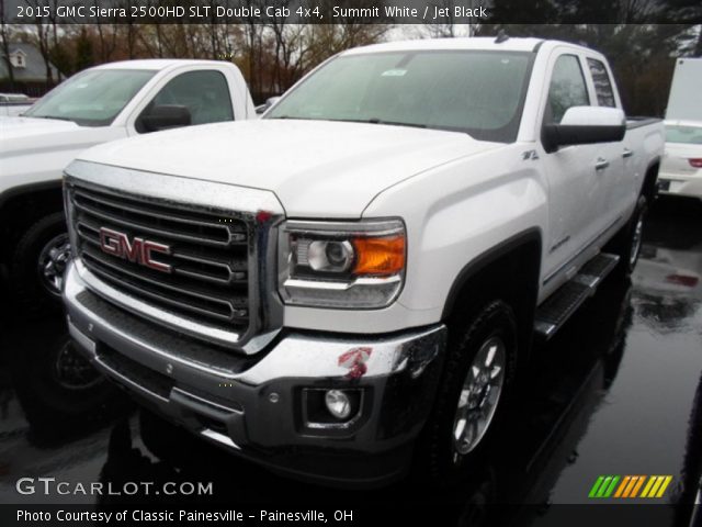 2015 GMC Sierra 2500HD SLT Double Cab 4x4 in Summit White