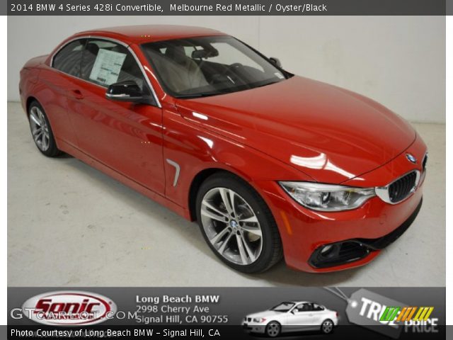 2014 BMW 4 Series 428i Convertible in Melbourne Red Metallic