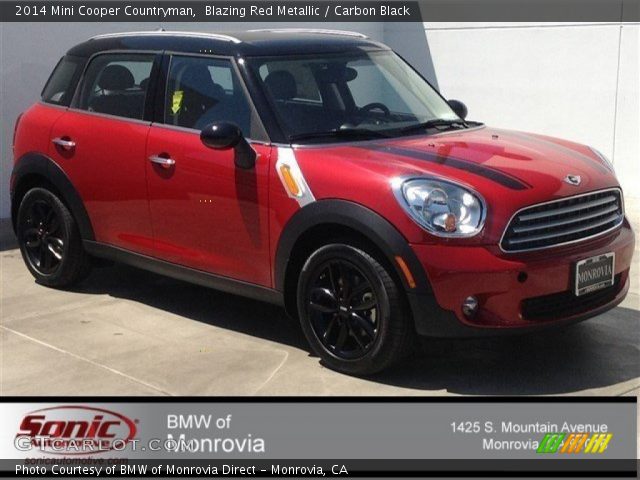 2014 Mini Cooper Countryman in Blazing Red Metallic