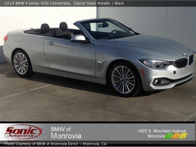 2014 BMW 4 Series 428i Convertible in Glacier Silver Metallic