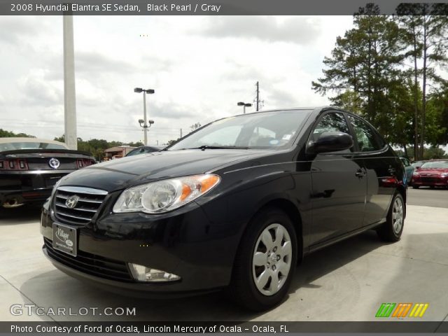 2008 Hyundai Elantra SE Sedan in Black Pearl