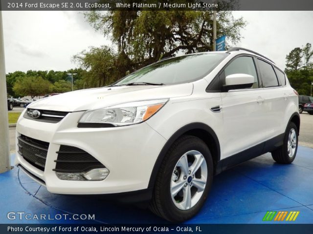 2014 Ford Escape SE 2.0L EcoBoost in White Platinum