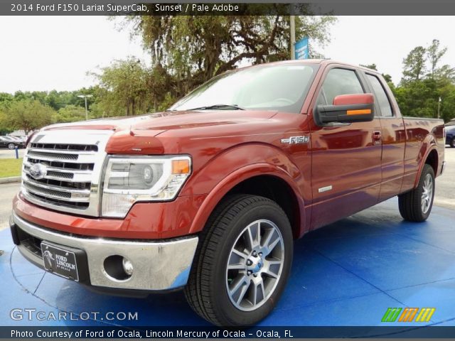 2014 Ford F150 Lariat SuperCab in Sunset