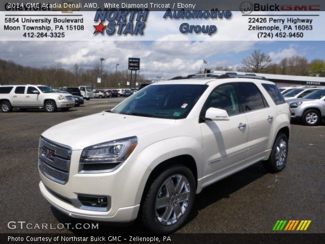 2014 GMC Acadia Denali AWD in White Diamond Tricoat
