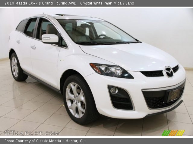 2010 Mazda CX-7 s Grand Touring AWD in Crystal White Pearl Mica