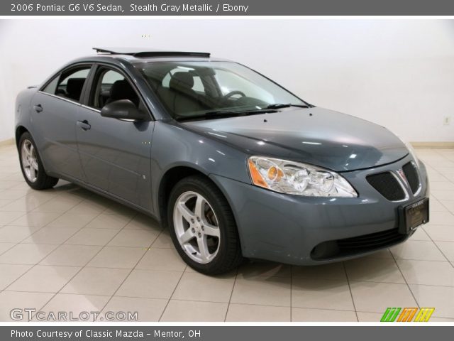 2006 Pontiac G6 V6 Sedan in Stealth Gray Metallic