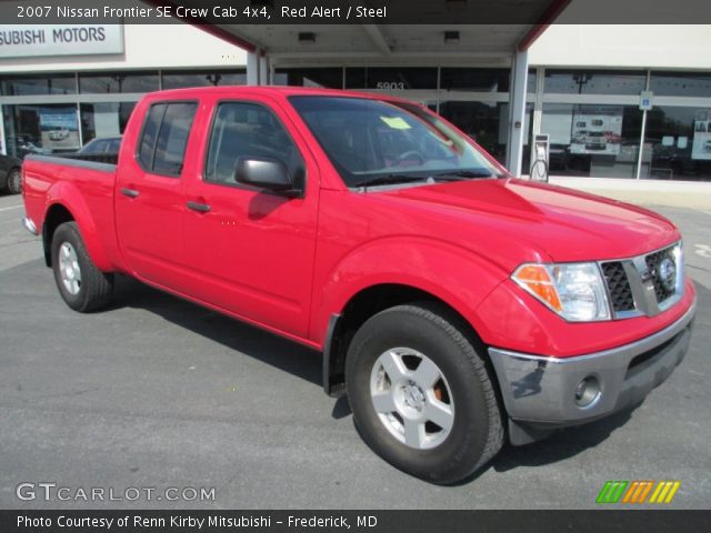 2007 Nissan Frontier SE Crew Cab 4x4 in Red Alert