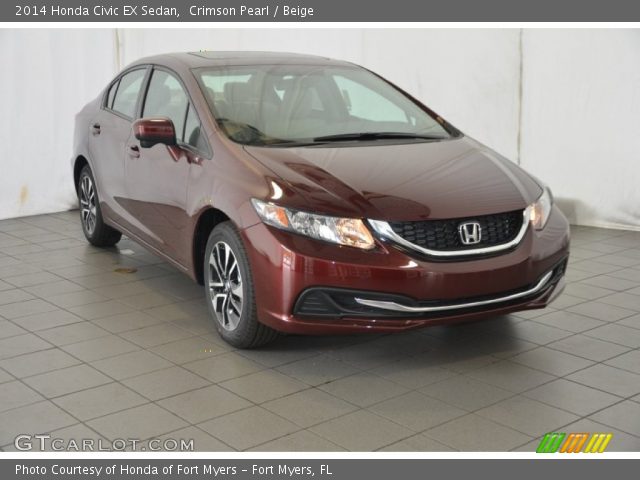 2014 Honda Civic EX Sedan in Crimson Pearl