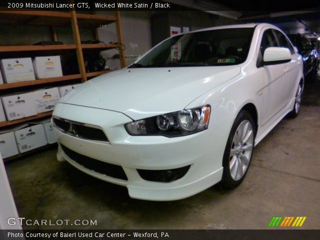 2009 Mitsubishi Lancer GTS in Wicked White Satin