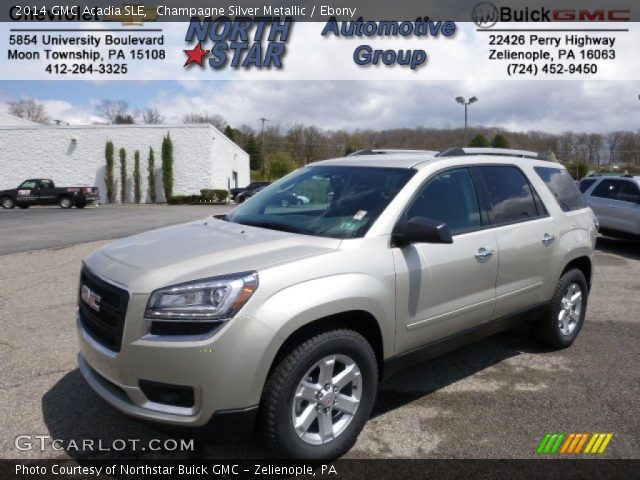2014 GMC Acadia SLE in Champagne Silver Metallic