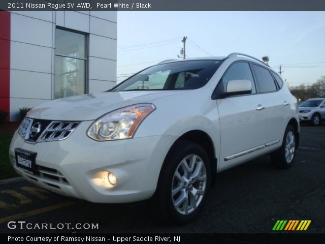 2011 Nissan Rogue SV AWD in Pearl White