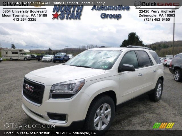 2014 GMC Acadia SLE AWD in White Diamond Tricoat