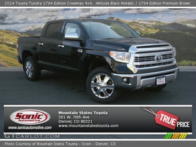 2014 Toyota Tundra 1794 Edition Crewmax 4x4 in Attitude Black Metallic